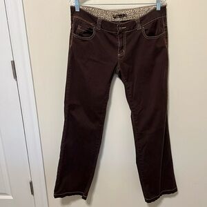Prana Women’s Halle Pants / Size 12 / Chocolate Brown / Very Good Condition